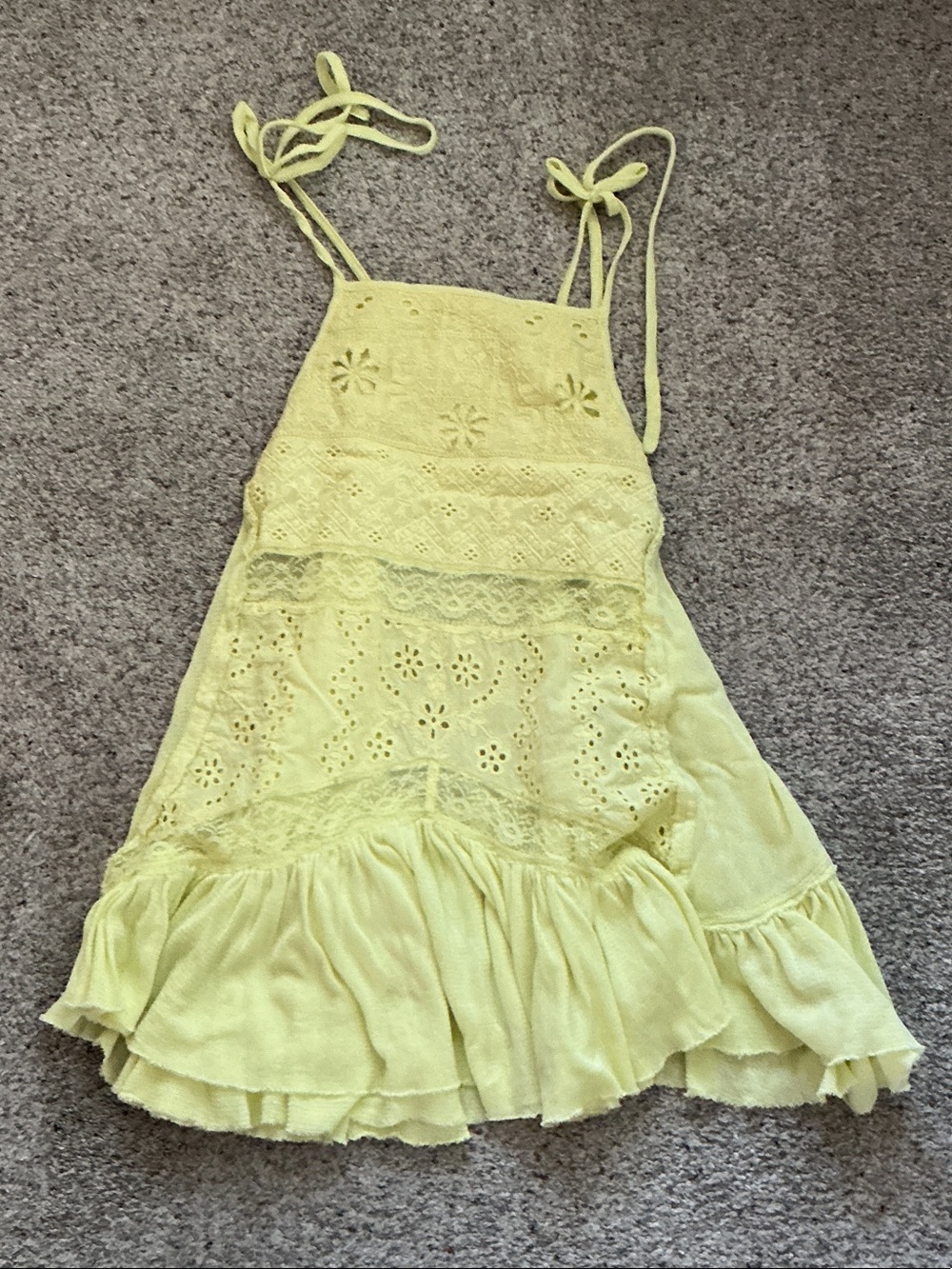 New Free People Calipso Tank ~ Early Bloomer Yellow - Picture 5 of 11